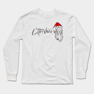 Face Santa Claus Christmas Long Sleeve T-Shirt